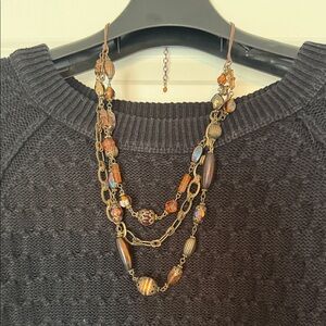 Elegant Multi-Color Beaded Necklace